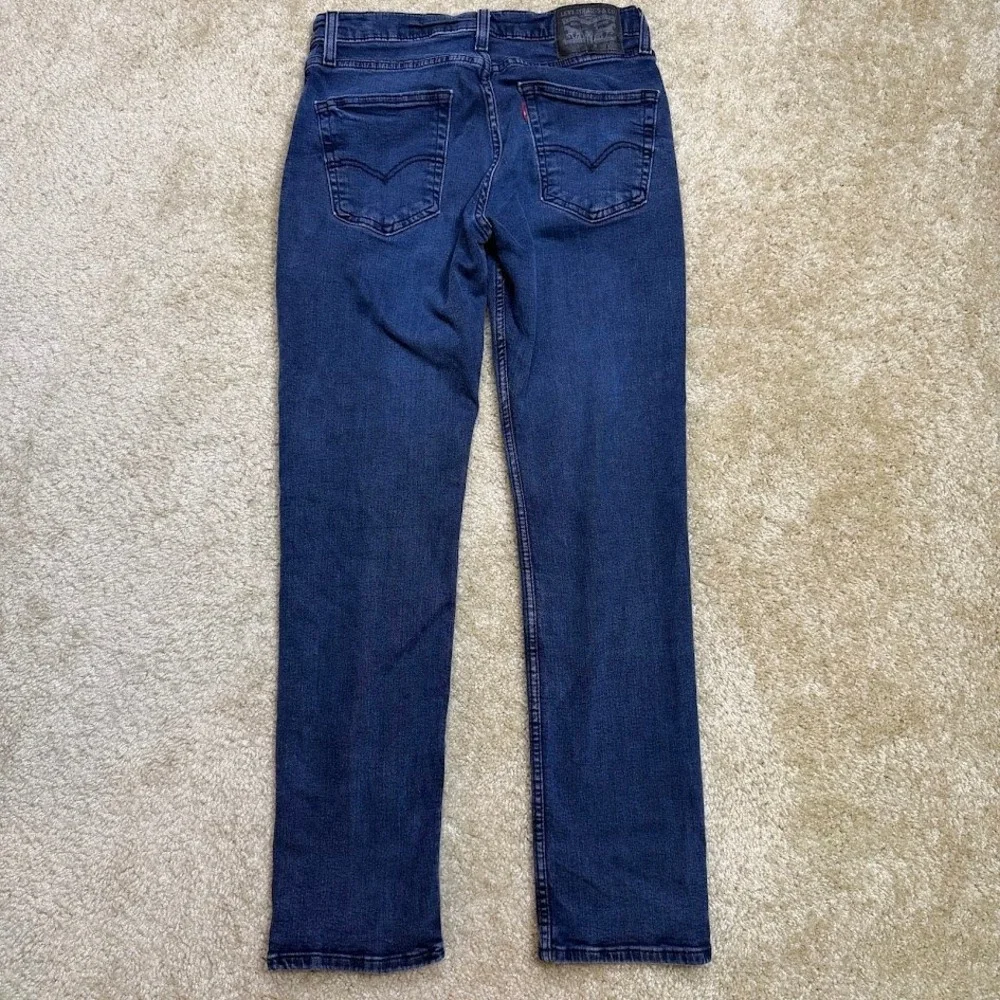 Levis 514 Mens Dark Indigo Blue Straight Leg Stretch Denim Jeans W31 L32